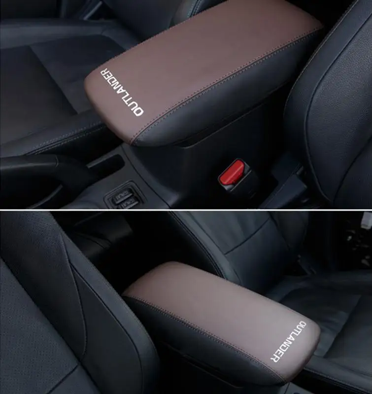 Автомобильный подлокотник кобура из искусственной кожи 3 цвета для MITSUBISHI outlander 2013