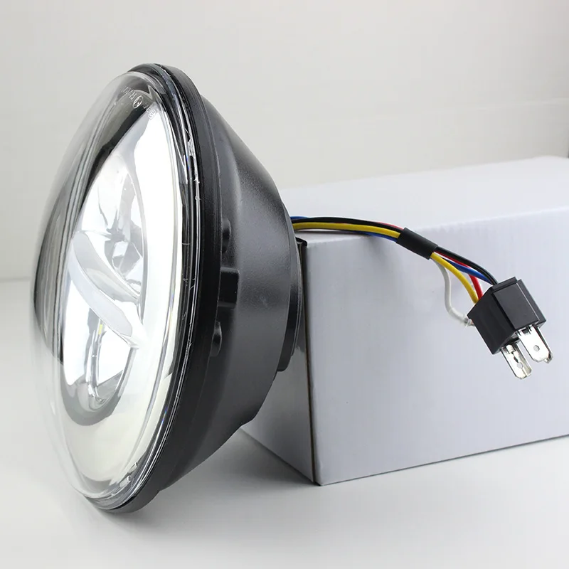 1 шт. 7 дюймовый круглый светодиодный фонарь Hi/low Beam DRL Белый для Jeep Wrangler JK LJ TJ
