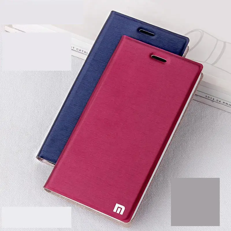 Новый роскошный флип чехол из искусственной кожи для Xiaomi Redmi Note 2 с подставкой