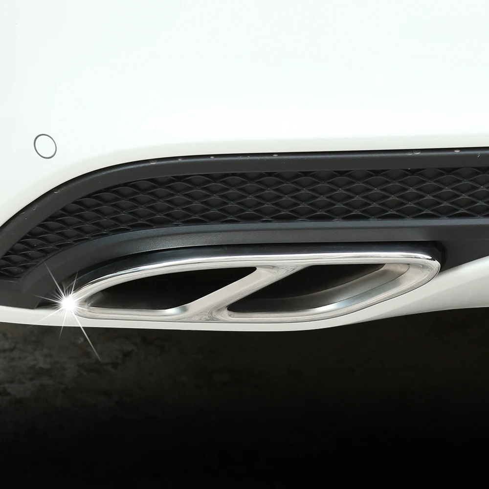 Автомобильный Стайлинг автомобильные выходы отделка хвостовой рамы выхлопной