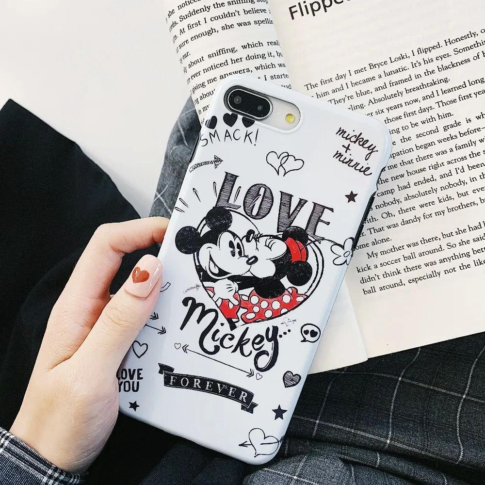 Cartoon Mickey Minnie Couples Silicone Phone Case For iphone XR X XS Max Cases iPhone 6 6S 7 8 Plus Soft Fashion |