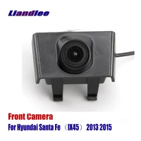 liandlee auto car front view camera logo embedded for hyundai santa fe ix45 2013 2015 not reverse rear parking cam