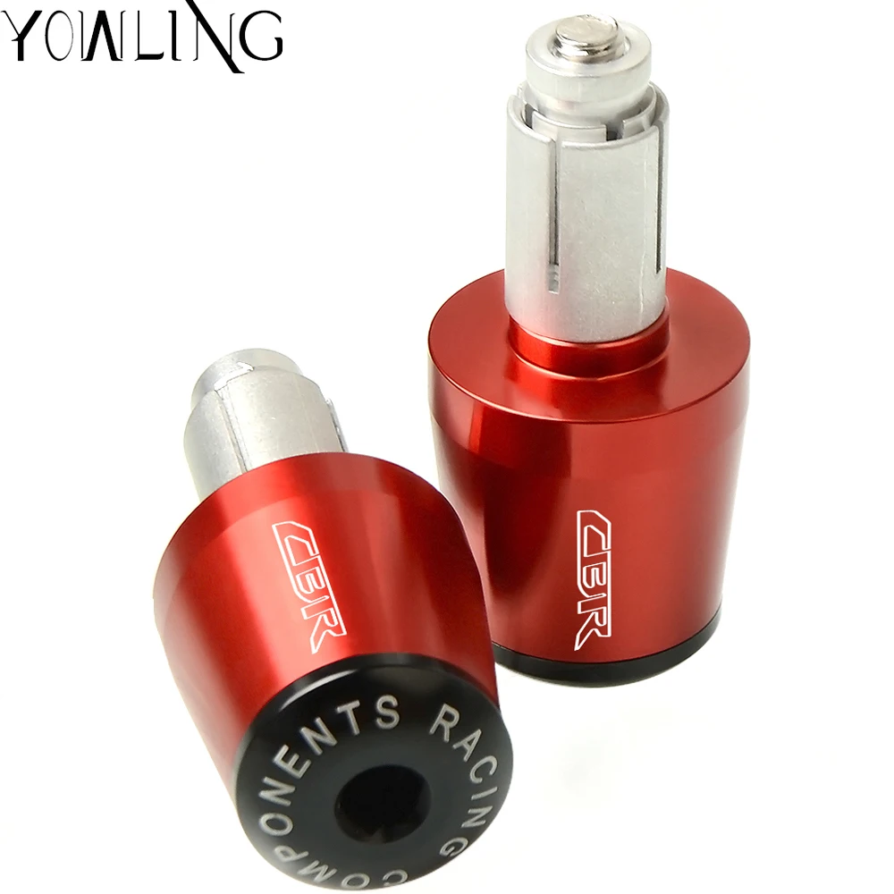 

For Honda CBR600F CBR650F CBR600RR CB400 CB500F CB500X NC700 Motorcycle CNC Handlebar Grips Bar Ends Cap Slider Handle bar Grip
