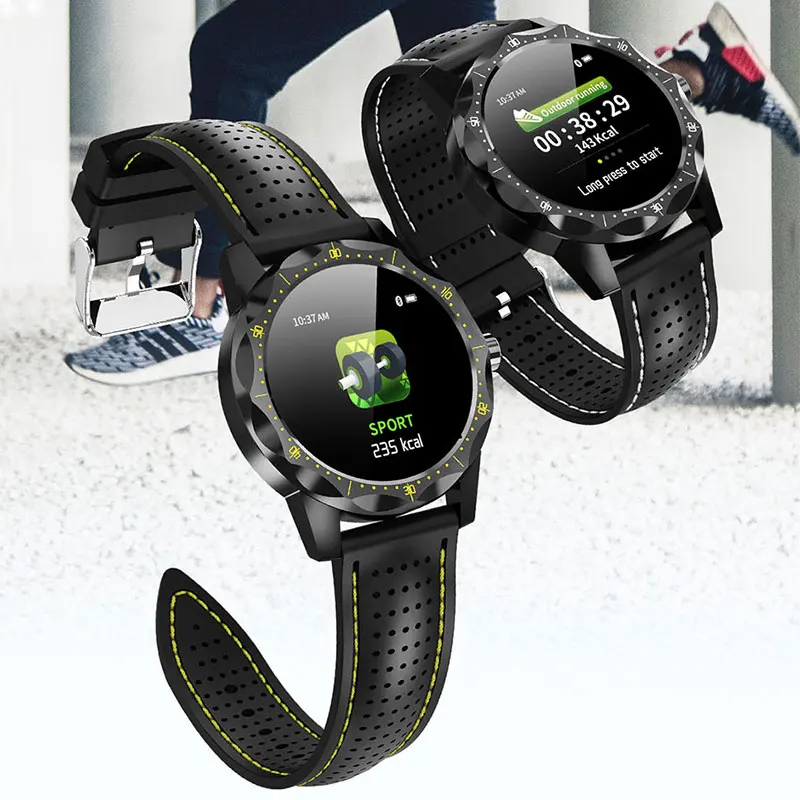 Спорт Смарт часы Для мужчин наручные IP68 Водонепроницаемый Фитнес трекер