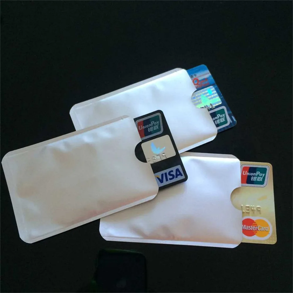 OWGYML 10 шт./компл. RFID экранированная втулка Блокировка карт 13 56 МГц IC защита NFC