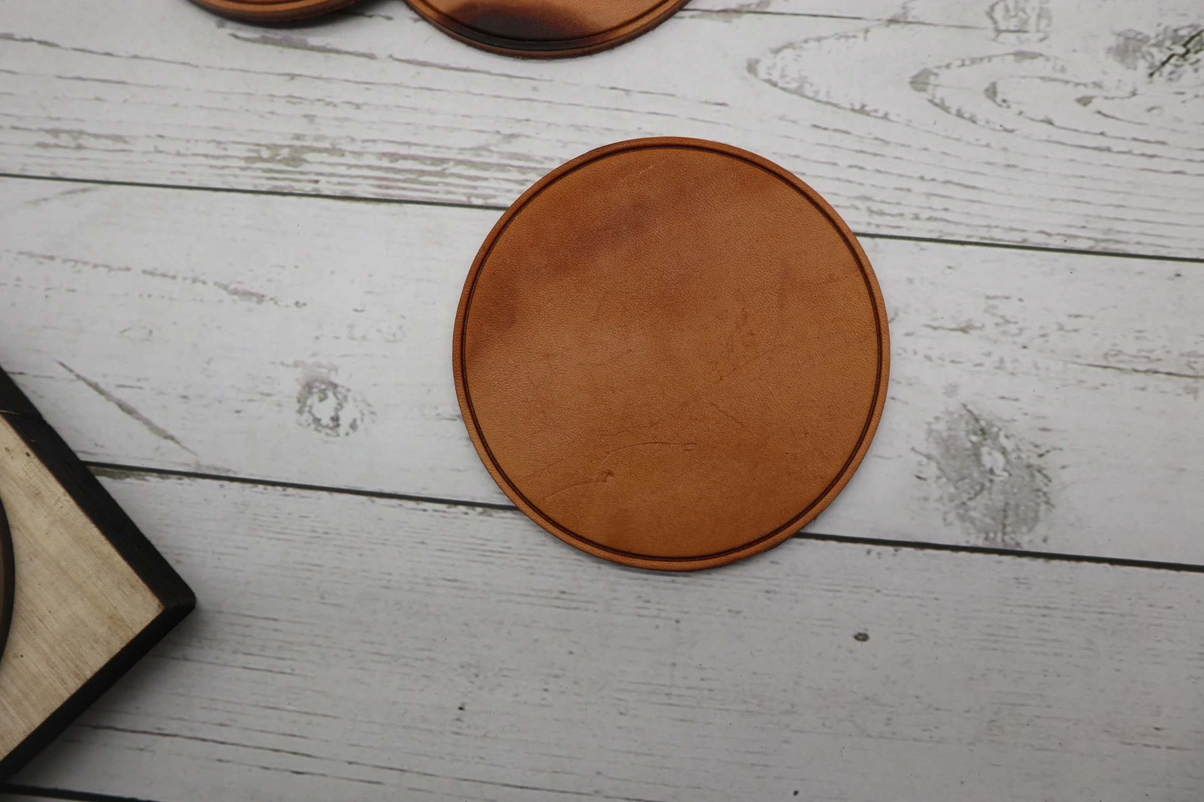 Форма для кожаного ножа ручной работы форма лазерного круглого из растительного