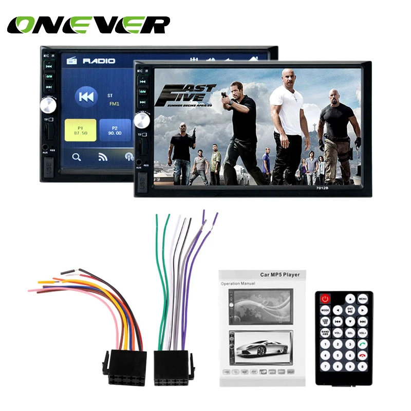 Автомобильный видеоплеер MP5 с сенсорным экраном 2 Din 7 &quotTFT 1080P HD Bluetooth 12 В FM USB SD AUX
