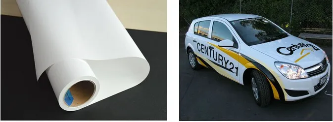 120gsm 3"* 50 м ПВХ самоклеющиеся виниловые рулоны