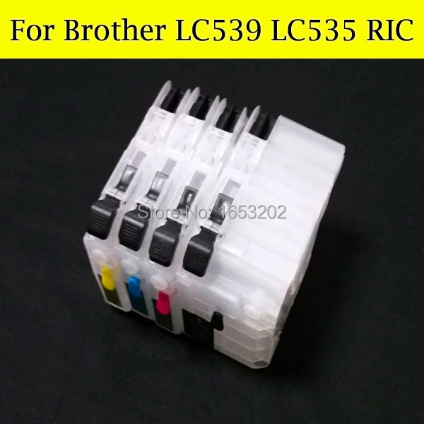 4 шт./лот картридж для принтера brother LC539 LC535 Brother MFC-J200 DCP-J100 J105 | Компьютеры и офис