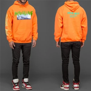 2018 г., Kanye West Wyoming, подлинное прослушивание, сезон 5, мужские толстовки оверсайз с принтом гор и надписью, Свитшот в стиле хип-хоп