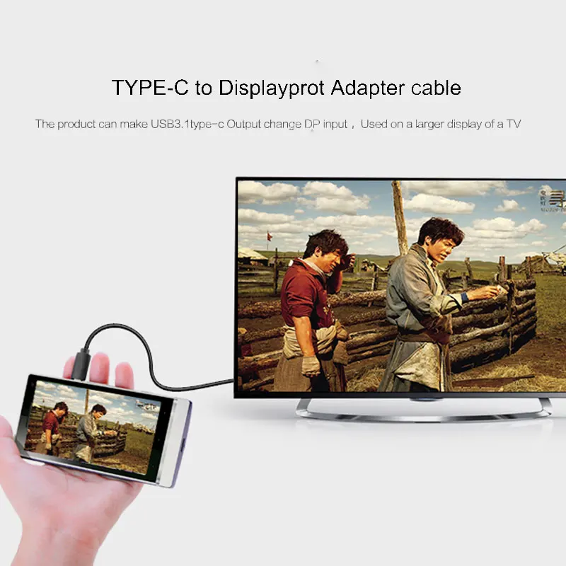 USB c DP/DisplayPort Тип C до DP Поддержка 4 К Внешний видео Графика для нового MacBook chromebook Pixel