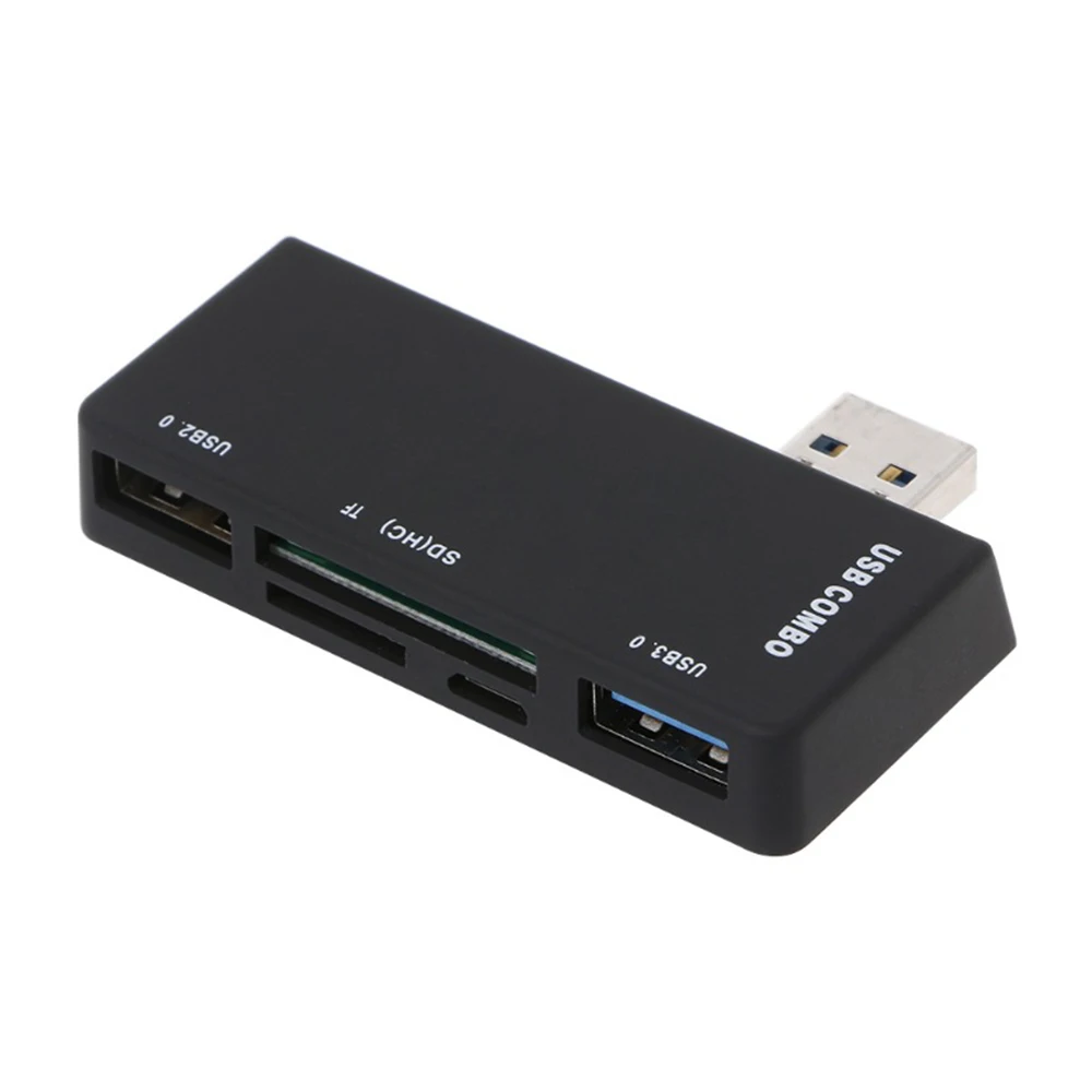Новый мульти концентратор адаптер к USB 3 0 + 2 SD TF кард ридер Micro зарядный порт