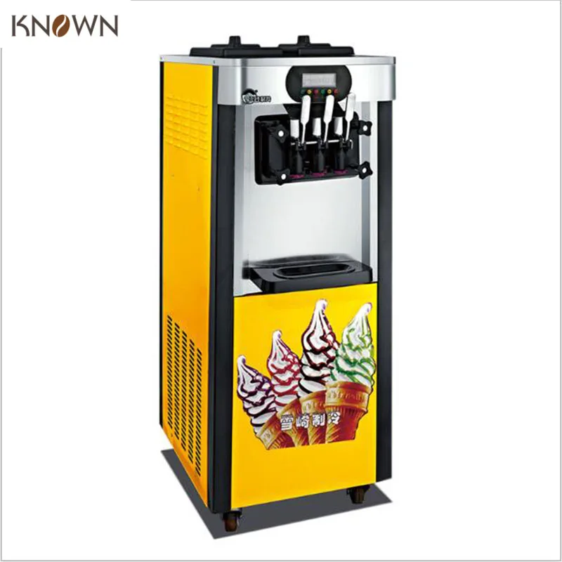 

20-25L/H taylor ice cream machine 2000W thailand ice cream machine soft with brand compressor