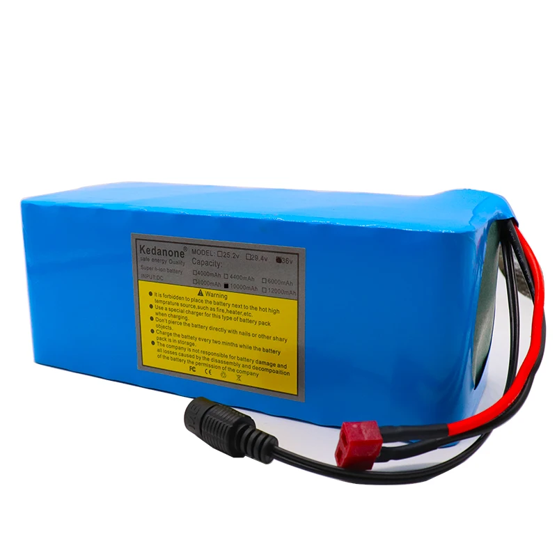 100% 36V 10S4P 10Ah 500W высокая мощность и емкость 42V 18650 литиевая батарея ebike Электрический