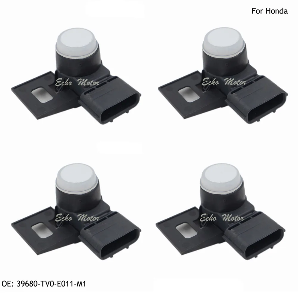 

New 4pcs NH776P 39680-TV0-E011-M1 PDC Parking Sensor Reverse Assist For Honda 0263023886