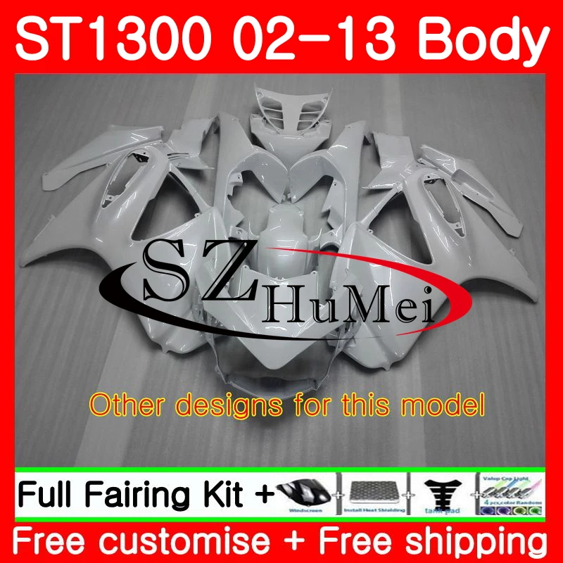 Обтекатель плоский blk для HONDA STX1300 ST1300 Pan European 02 03 04 05 06 111SH2 ST 1300 2000 2001 2002 2003 2004 2005