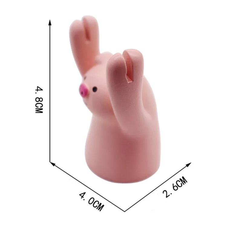 Kawaii Мини розовая свинья смола домашние украшения с животными Волшебные садовые