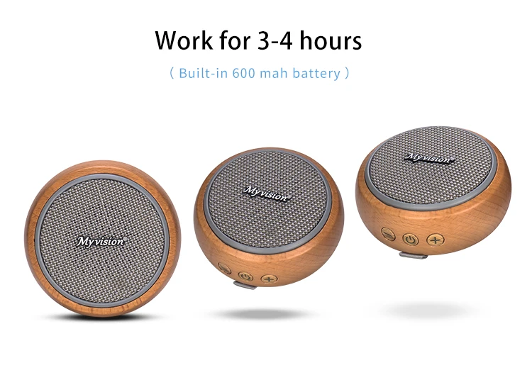 2018 Wooden Mini Portable Bluetooth speaker Wireless Stereo Subwoofer Loudspeaker Music player Outdoor Speaker TF AUX | Электроника