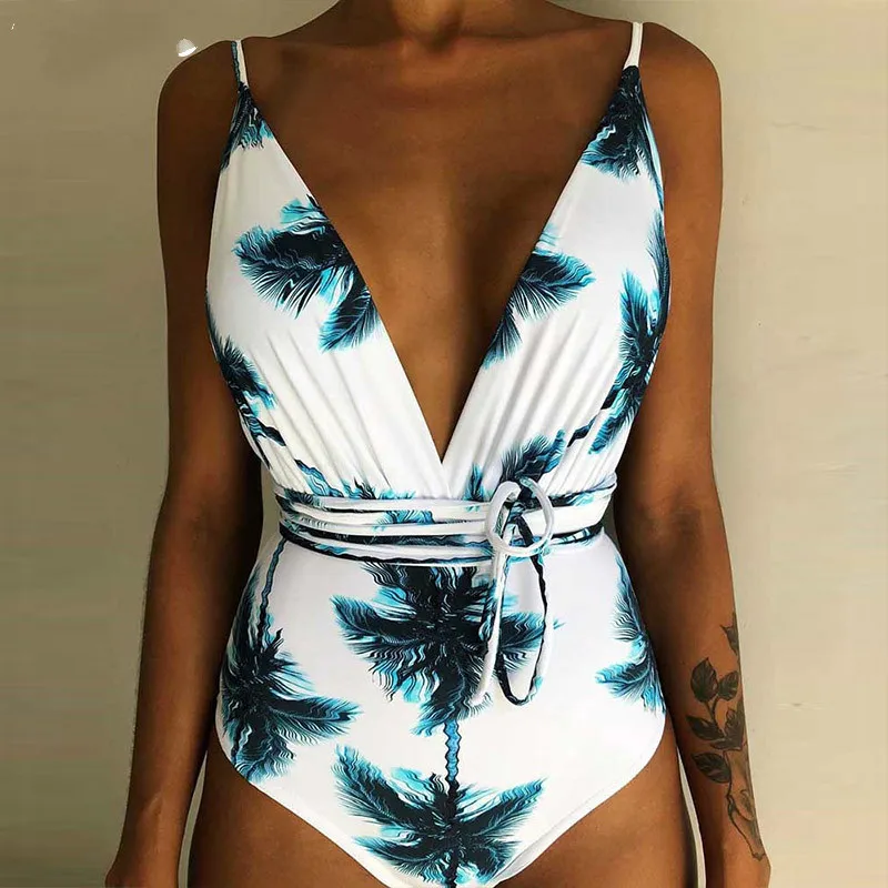 Новинка 2019 сексуальный цельный купальник женский боди с открытой спиной