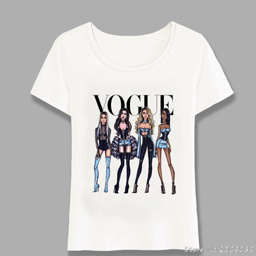 Модная Повседневная забавная футболка Spice Girl женские топы летняя женская розовые