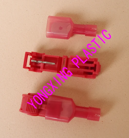 200pcs/Lot KW1 MDFNY1.25-250  insulated terminal block suit cable0.5-0.75mm2