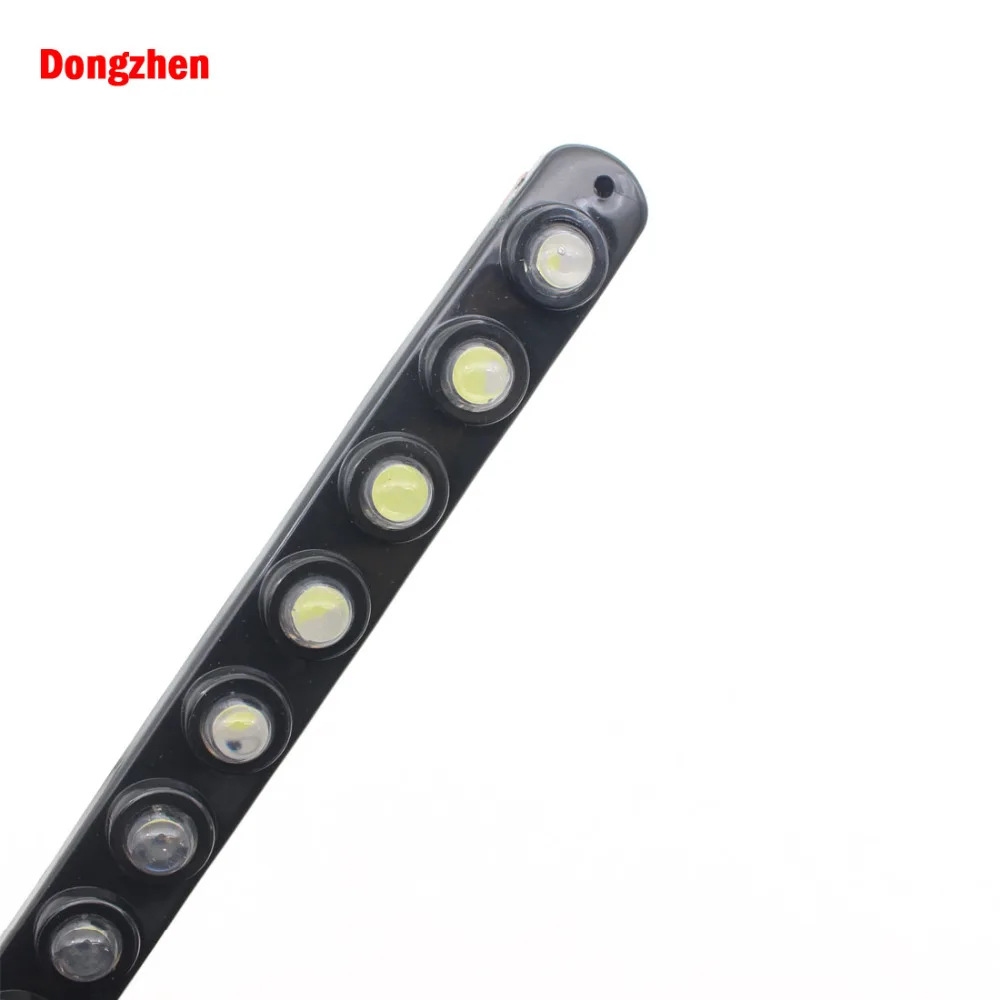 Dongzhen 2 шт. водостойкая Светодиодная лента светодио дный 18 led 36 см дневные ходовые