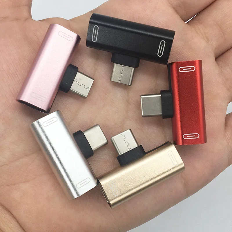 2 в 1 type C type-C адаптер аудио зарядки для huawei P30 Pro Xiaomi Mi 8 samsung S8 S9 S10 Plus двойной тип
