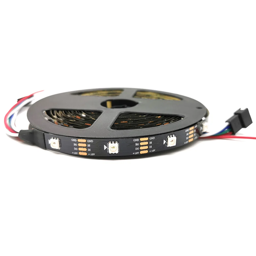 WS2815 (12V WS2812B) LED Dual-Signal 1m/5m 30/60/144 Pixels/Leds/m Individual Addressable 5050 RGB Flex Strip Light | Освещение