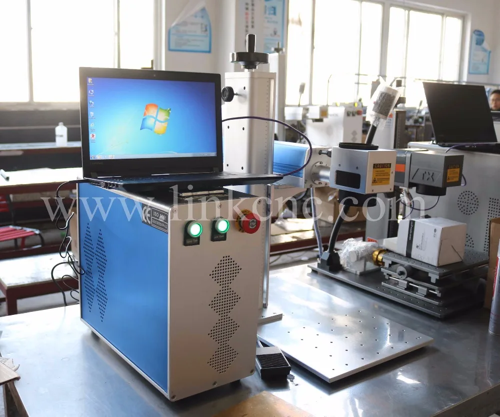 Высокопроизводительная портативная 20 Вт волоконная лазерная маркировочная