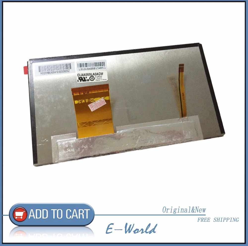 

Original 6.9inch LCD screen CLAA069LA0ACW free shipping