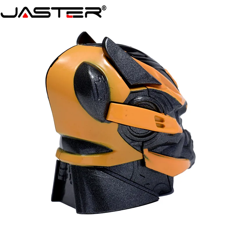 JASTER крутой USB 2,0 флэш-накопитель серии Трансформеры Bumblebee Thumb Memory Stick 4 ГБ 8 ГБ 16 ГБ 32 ГБ 64 ГБ 128 ГБ Флешка U диск