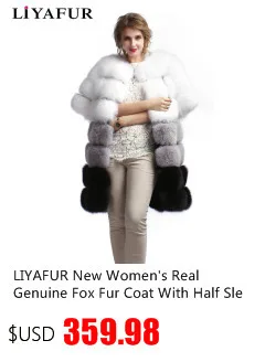 LIYAFUR 10 цветов Длинные натуральная натуральный Толстый синий Лисий Мех животных пальто России S зимние Роскошные пальт