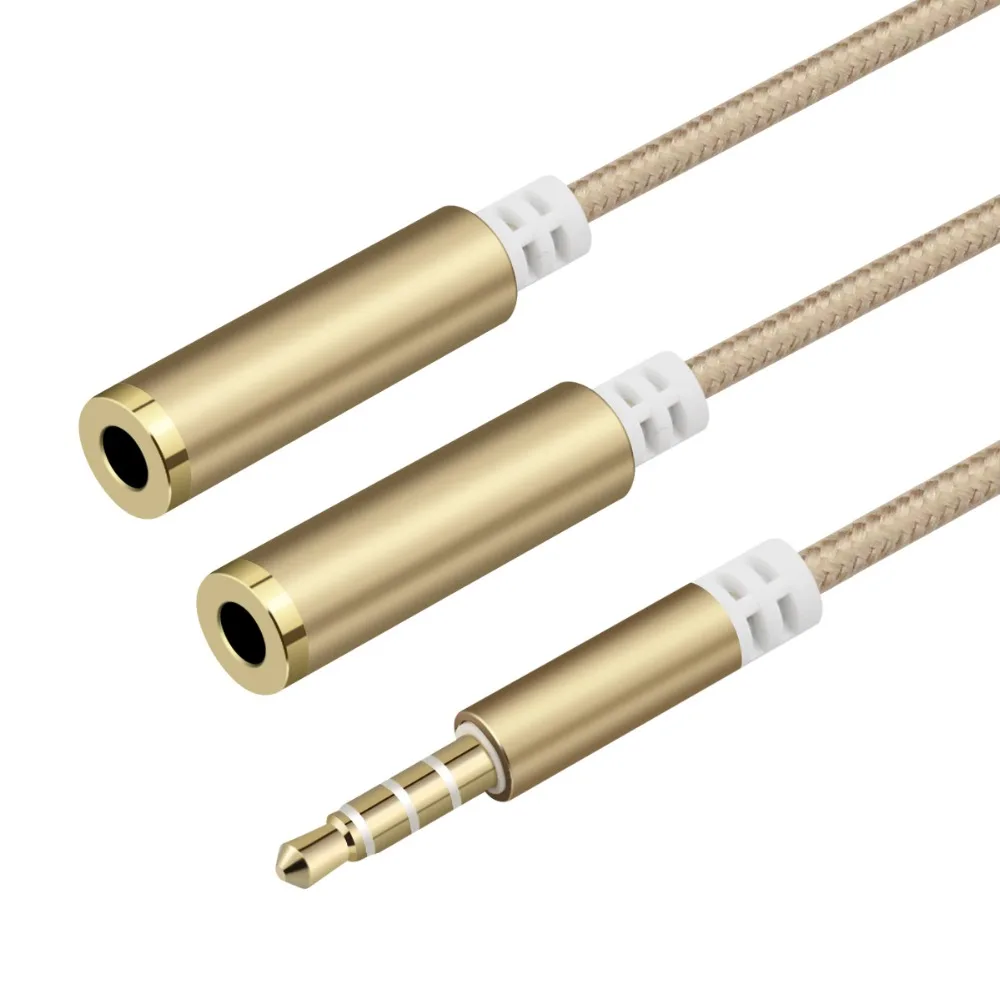 

FooHee Earphone Cables 3.5mm 1 Divided 2 for Lovers 30cm M1S