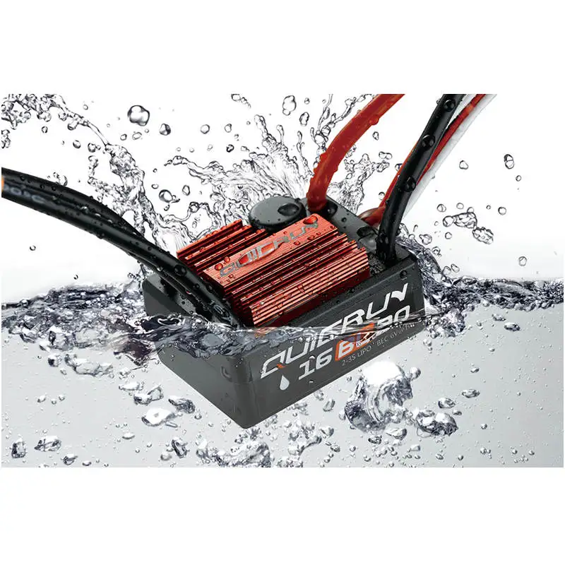Hobbywing quirun 30A WP 16BL30 30110000 бесщеточный водонепроницаемый Сенсорный ESC # для 1/16 и 1/18