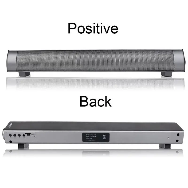 Модный сильный супер бас звук бар ТВ Беспроводной Bluetooth динамик домашний театр