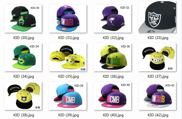clearance ymcmb kids snapback caps ninions hats raiders baseball adjustable hip hop sport team dress wholesale free shipping |