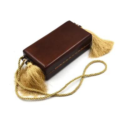 Женские сумки-мессенджеры высокого качества деревянная женская сумка-клатч на