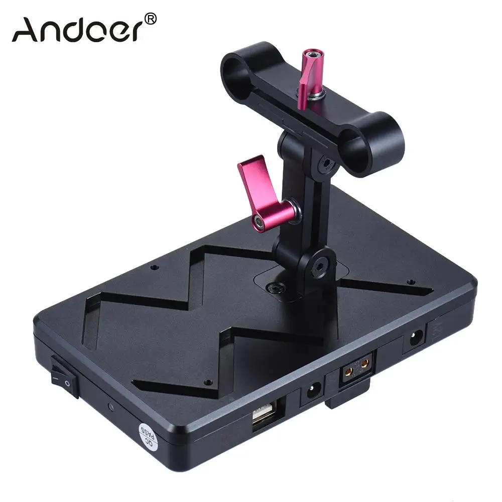 Анодер AD VFU2 V mount lock блок питания батарея пластина системы USB 5 V/7 2 V/12 V/14 8 с манекен