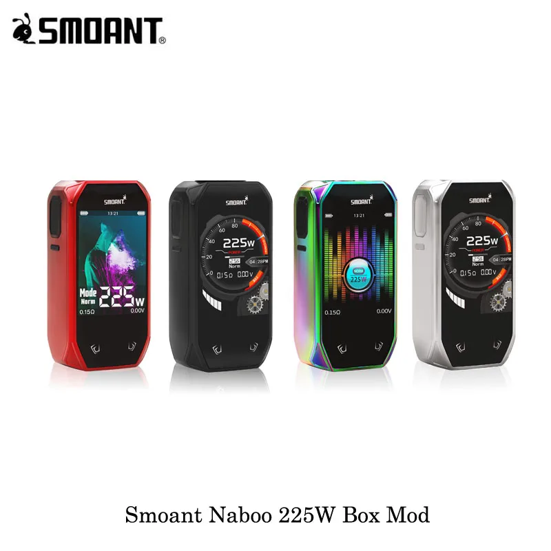 Электронная сигарета Smoant naoo 225 Вт боксмод вейп испаритель с двумя аккумуляторами
