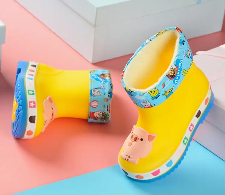 Бесплатная доставка детская обувь ботинки для девочек резиновая весенние