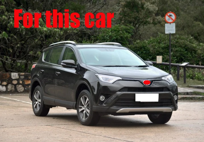 Для Toyota RAV4 2016 2017 ABS Хромированная Крышка для багажника Накладка|trim cover|trunk lid trimtrim
