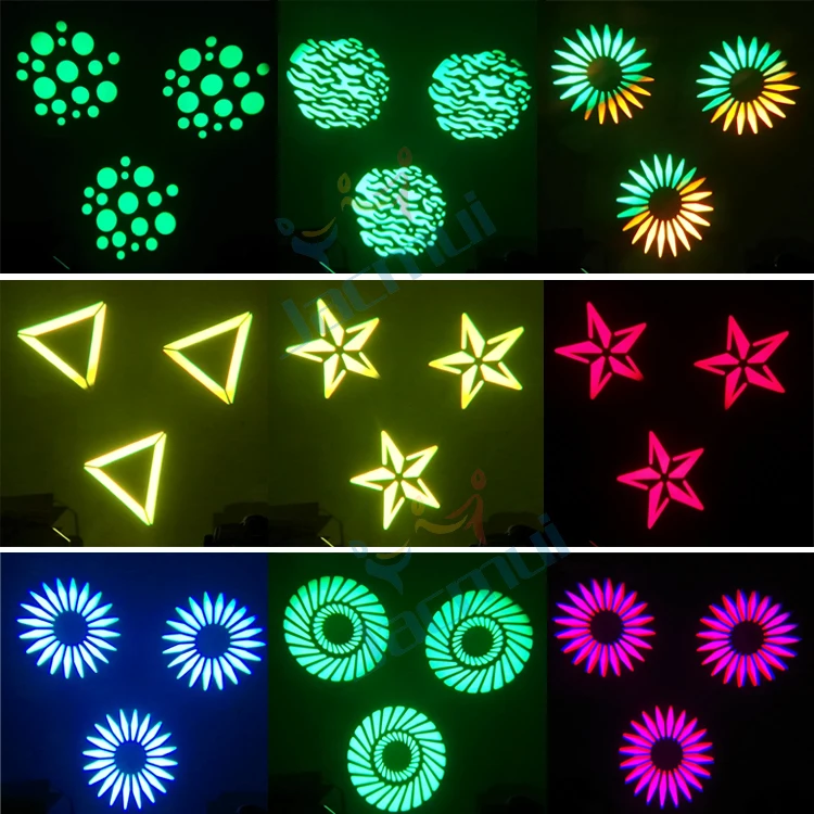 

Led Spot 90W/60W Moving Head Light With Double Pattern Plate Led Gobo Dj Disco Lighting