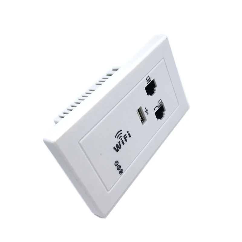 ANDDEAR белая Беспроводная настенная точка доступа Wi Fi для комнат гостиниц высокого