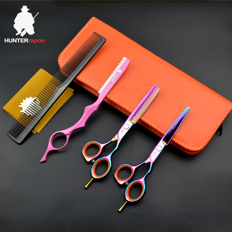 Скидка 30% 10 комплектов 5 &quotпрофессиональные ножницы для стрижки волос HUNTERrapoo HT9116