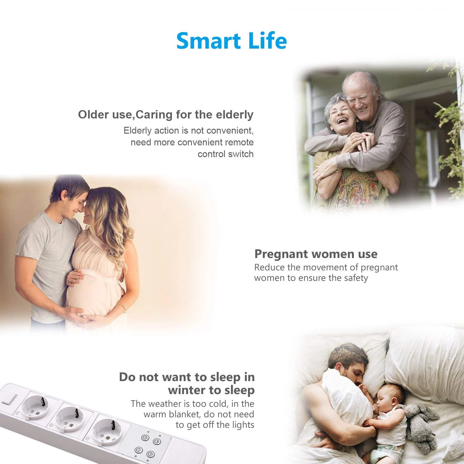 Сетевой блок Wi-Fi Smart Plug Homekit 3 EU розетка Защита от перенапряжения пульт дистанционного управления розетка с 2 м удлинитель независимый переключатель