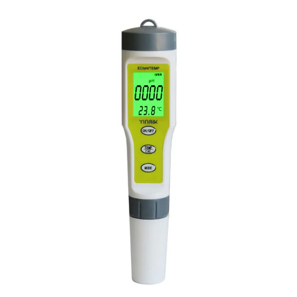Портативный Ph/ec/temp 3 в 1 тестовая ручка ручной Ph значение Ph метр Tds/Ec тест качества воды er для бассейна дома качество воды