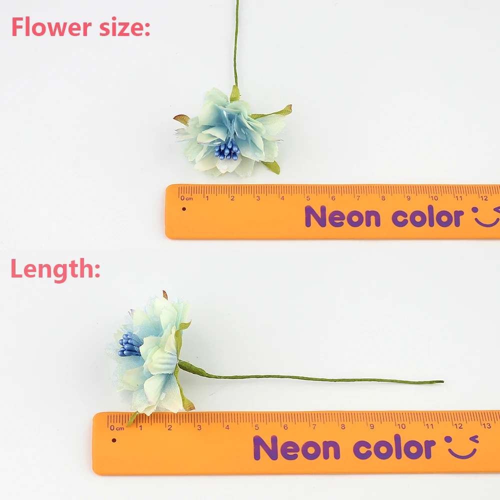 6 шт. искусственные цветы гвоздики 4 см|silk flower bouquet|flower bouquetartificial carnations |