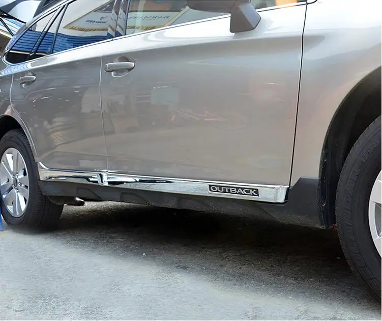 Защитная крышка корпуса боковой двери автомобиля молдинговая отделка для 15 18 SUBARU