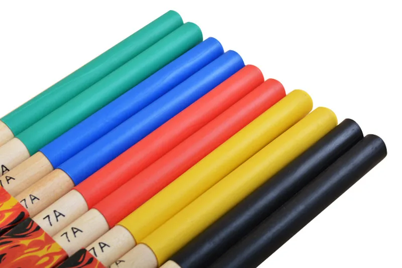 5 пар/компл. из 7A палочки Высокое качество Профессиональный клена Барабанные Mix