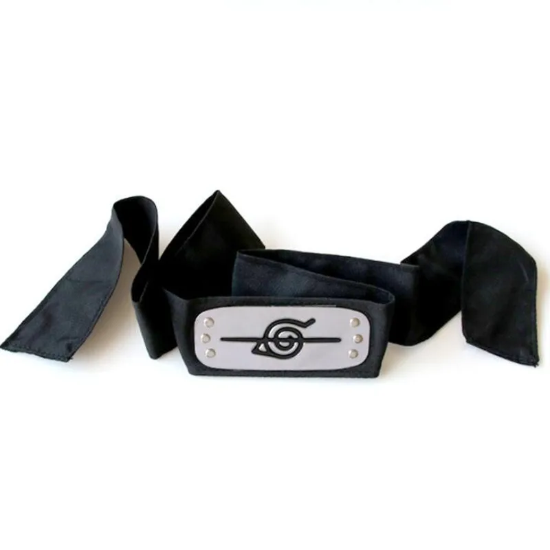 Anime Kakashi Sasuke Hidden Leaf Village Headband Konoha Ninja Cosplay Armband Headwear
